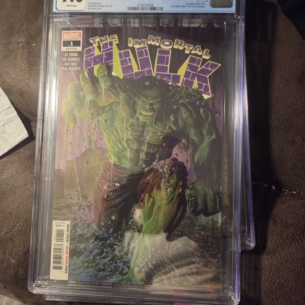 The IMMORTAL HULK #1 9.0